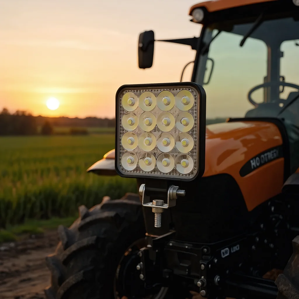 

1/2pcs 45W Mini Square LED Work Light for Off Road Vehicles Powerful Flood and Spot Lamp for Cars Trucks ATV UTV and SUVs