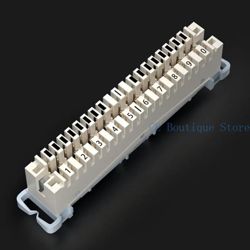 652F 10 Pasang Rangka Modul Baris baris Kelon Rangka distribusi untuk lemari 19 inci