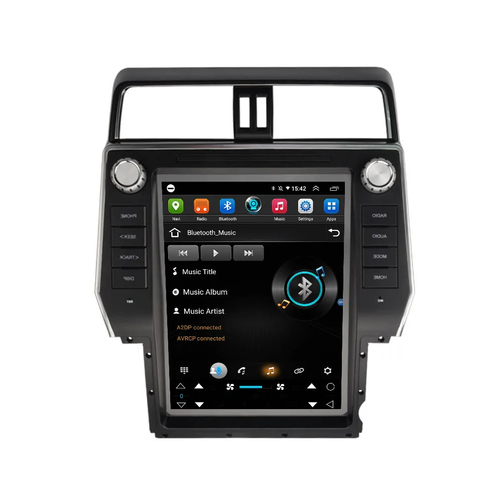 For Toyota Land Cruiser Prado 150 2018+ Car Multimedia Player Tesla Style Android 13.0 Radio Carplay GPS Head Unit Auto Stereo