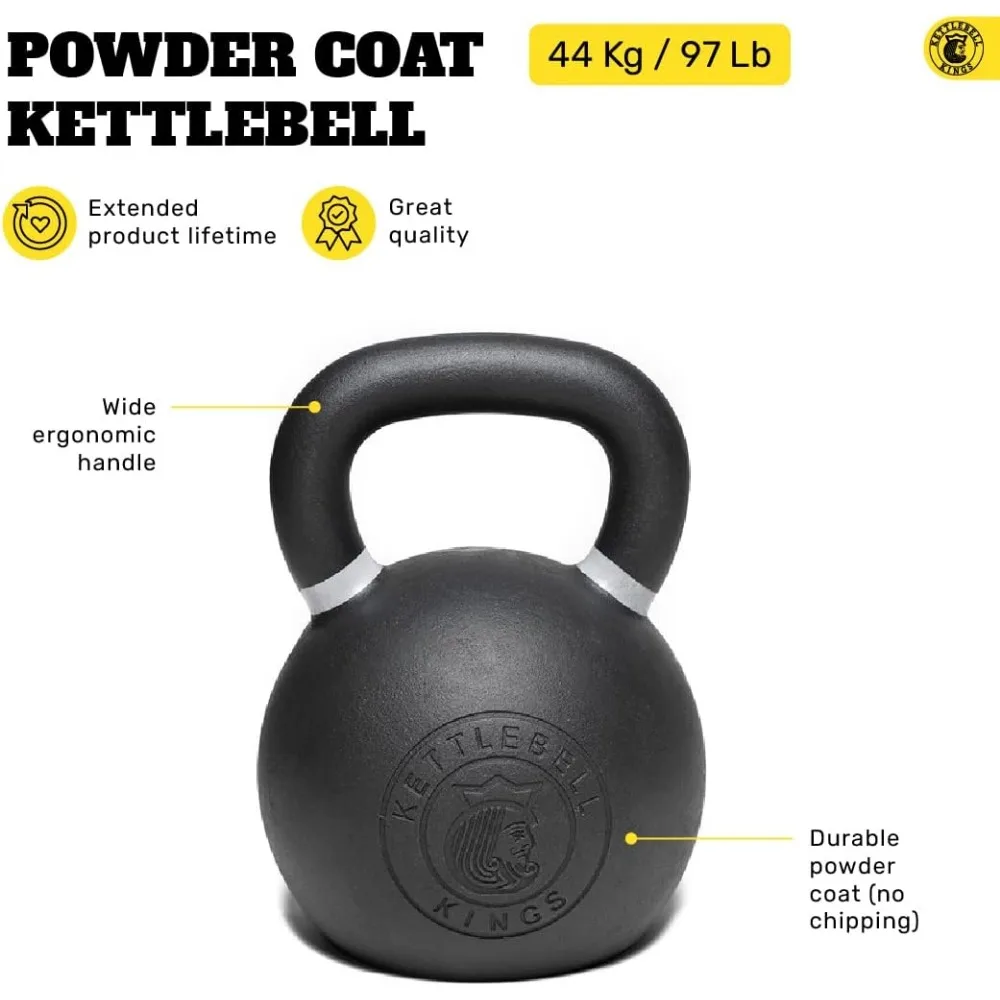 Powder Coated Kettlebell Weights 4-48 KG | Hand weights Workout Gym Equipment | Weights set for Home Gym- New