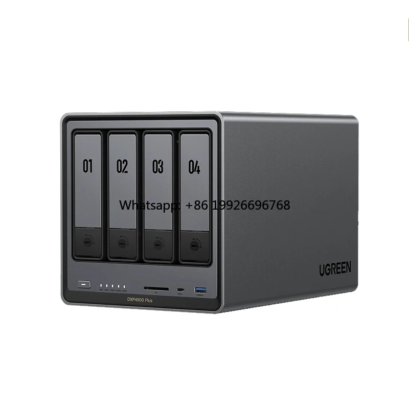 

UGREEN NASync Storage DXP4800 4-bay, N100 Quad-core CPU, 8GB DDR5 RAM, 2x 2.5GbE LAN, 4K HDMI, Diskless
