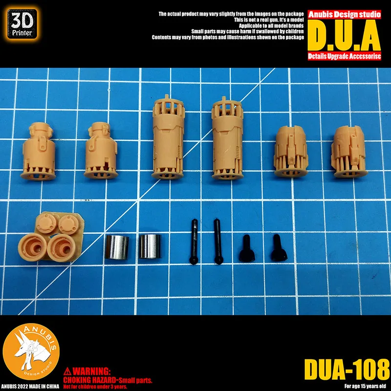 Anime Model Precision Revamped Supplement HG/BB Dedicated Thruster Fuel Rod DUA108