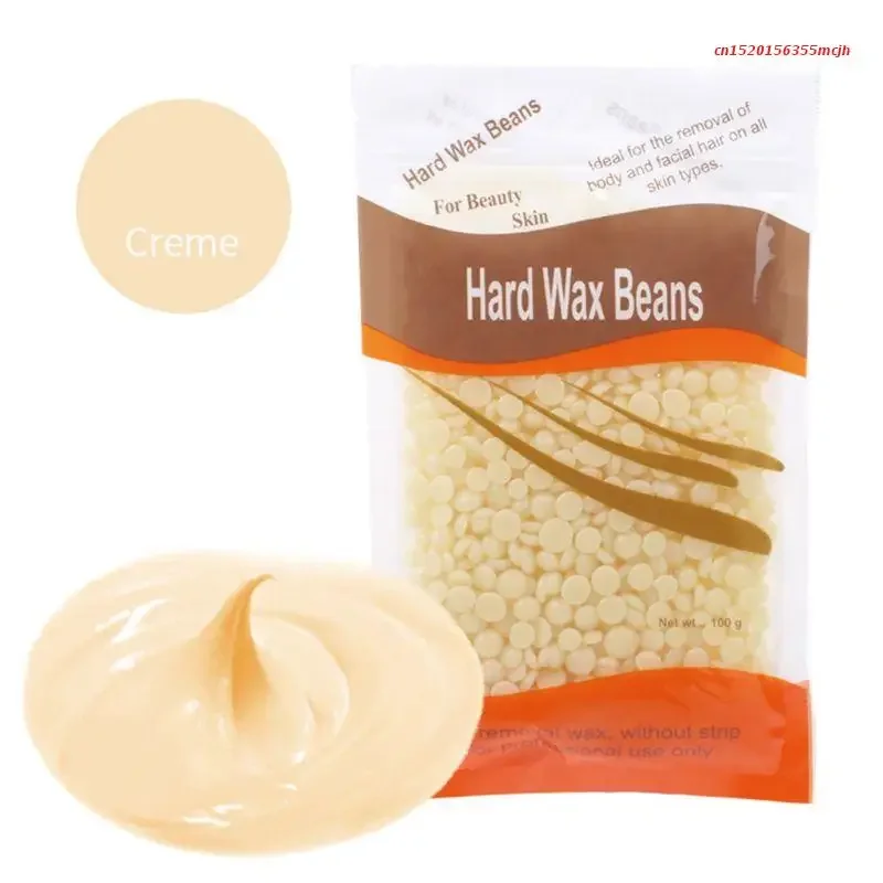 1Bag Unisex Depilatory Hot Film Beads Waxing Pellets No Strip Nose Body Hair Random color Natural Herbal Scent Hard Wax Beans