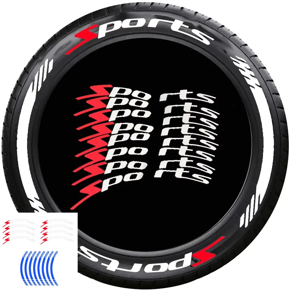 

16 шт., спортивные наклейки, наклейки на колеса автомобиля, клейкие наклейки, аксессуары для внедорожников, грузовиков, внедорожников, DIY Type 3