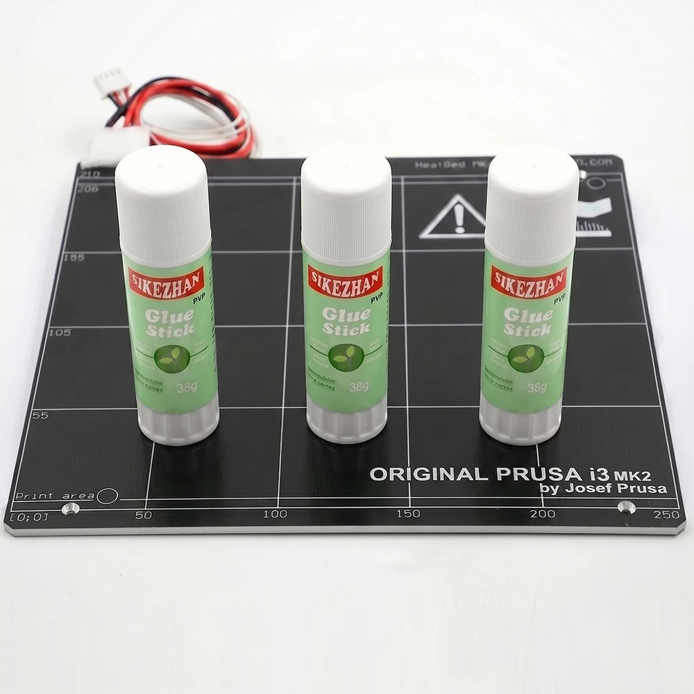 

MIRAVEXL 3D Printer Glue Stick 38g PVP Solid Adhesive for Heated Bed Strong Adhesion Non-toxic High Temp Accessories
