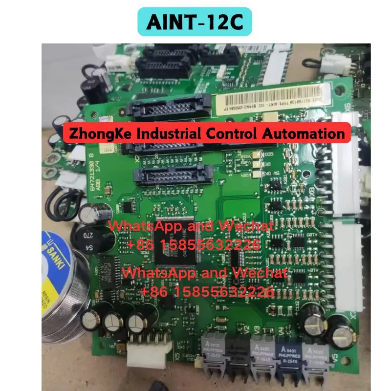 Б/у оригинальные разобранные детали AINT-12C, плата оптоволоконного преобразователя частоты, функциональный тест ОК, быстрая доставка.