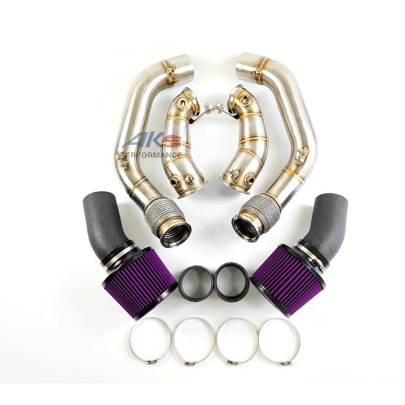 

Downpipe Intake For BMW M5 F90 4.4T S63 Engine Downpipe Air Intake