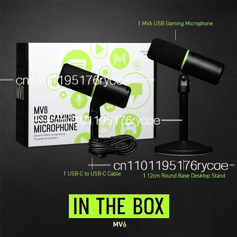 Game live streaming host microphone professional recording dynamic microphone USB desktop computer e-sports live broadcast