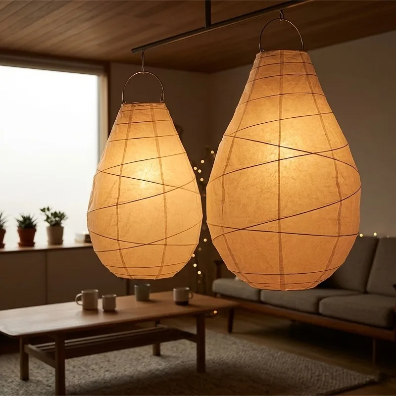 

2Pcs Nordic White Rice Paper Lampshade Pendant Floor Lamp Cover Home Bedroom Wedding Decor