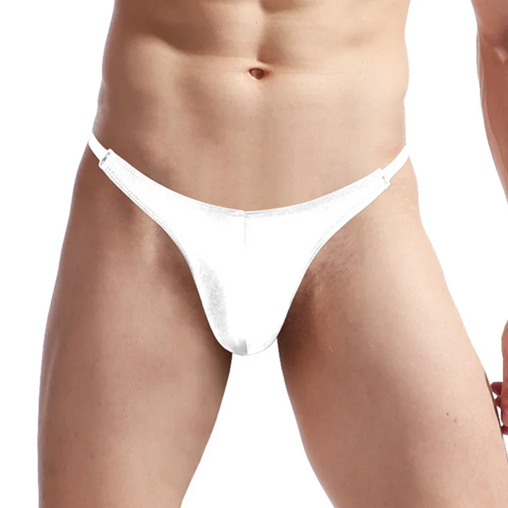 Sexy Mens Thongs G-string Briefs T-back Stretch Underpants Low Waist Pouch Panties Thin Breath Bikini Underwear Jock Strap Hombr