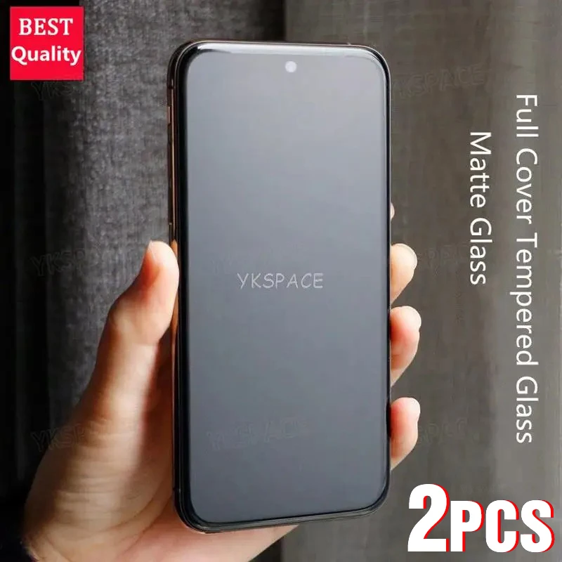 2 Stück Anti-Fingerabdruck, mattiertes, gehärtetes Glas, Displayschutzfolie für Google Pixel 6, 6A, 7, 7A, 8, 8A, 9, 9A, 10, 11 Pro XL, 10A.