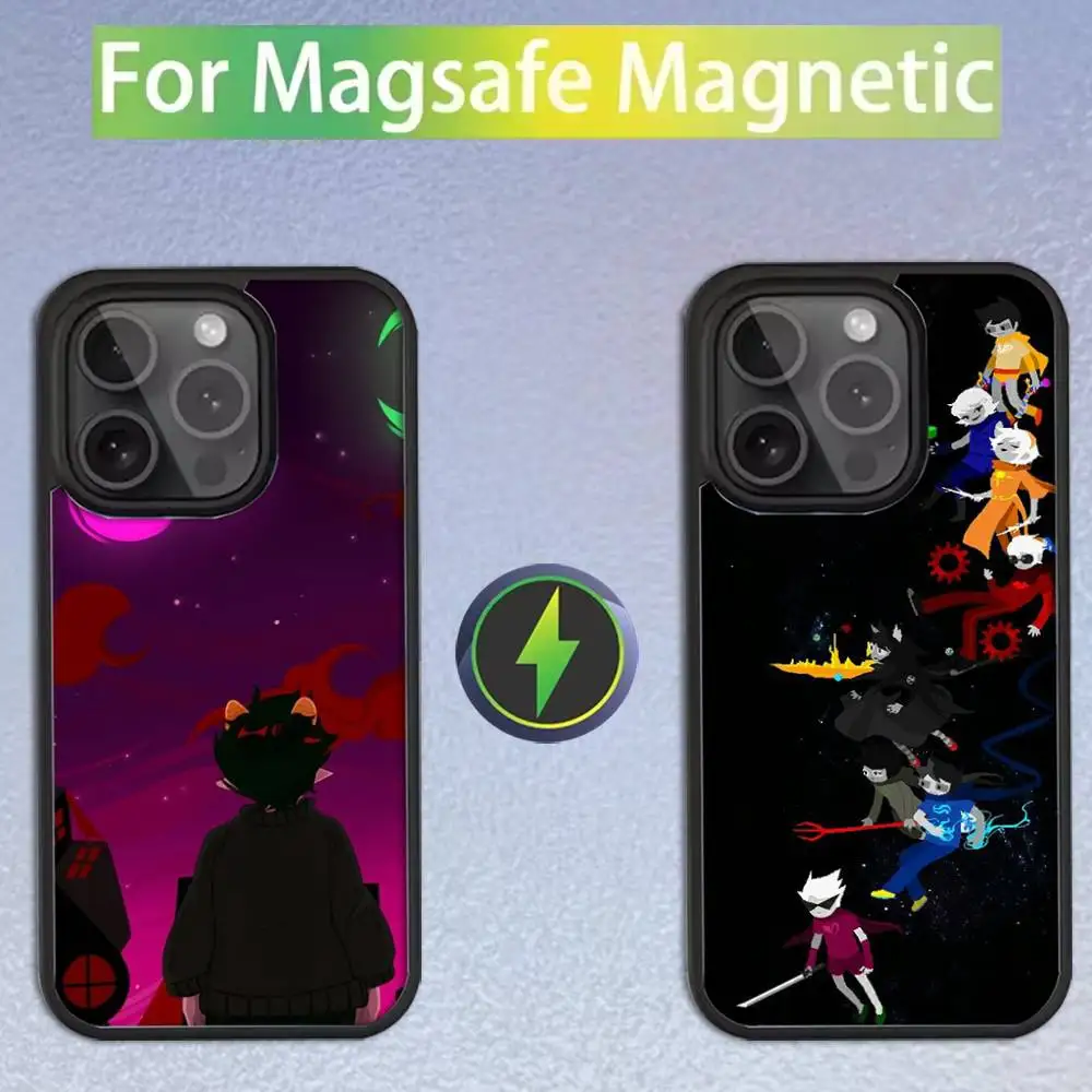 

H-Homestuck T-Trolls Phone Case For iPhone 17,16,15,14,13,12,11,Pro,Max,Plus,Mini,SE Magsafe Magnetic Wireless Charging