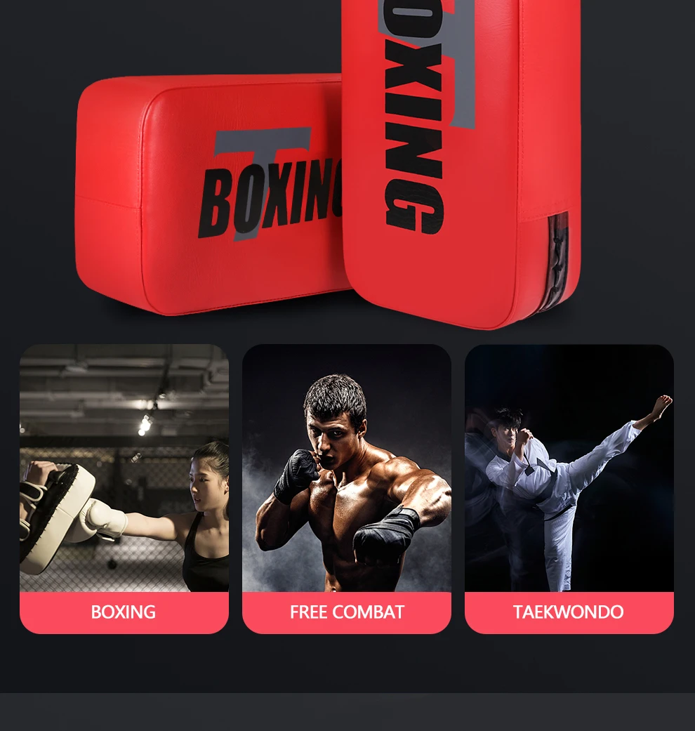 1-teiliges Box-Fußziel, Handzielpolster, MMA-Muay-Thai-Pads zum Treten von Taekwondo, Boxtrainingsausrüstung für Kinder und Erwachsene – Detail 3