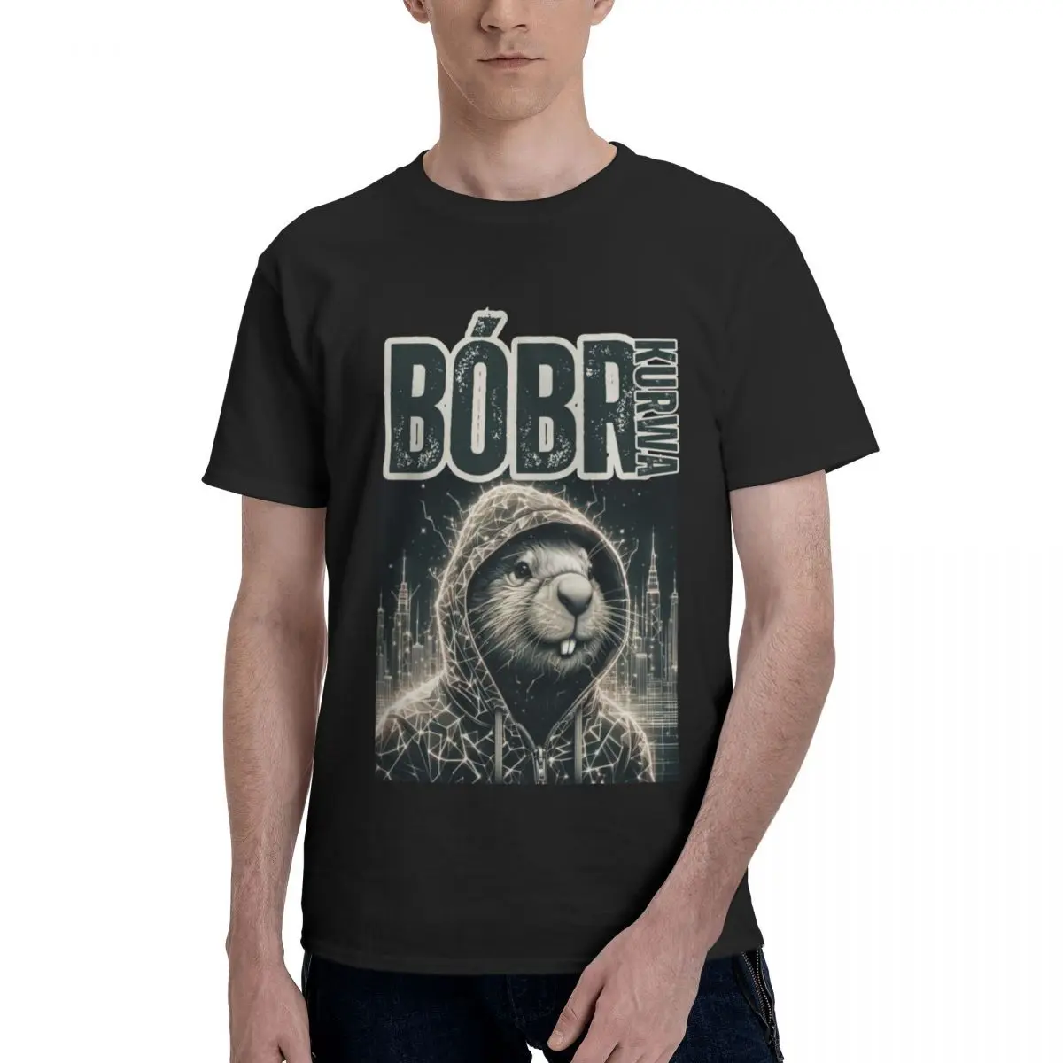 Bober Kurwa Bobr Funny Meme Vintage T Shirt Unique Mens Women T Shirts Tops