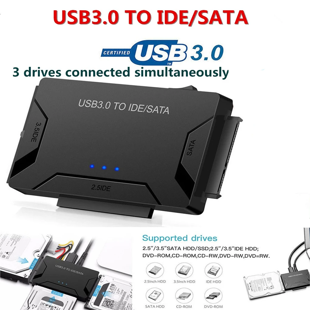 Adapter Professional USB to Cable Portable Practical Converter Data Transmission Power Supply Accessories Support