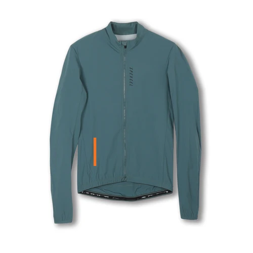 Imagen 1 del producto SPEXCEL 2022 nueva chaqueta de ciclismo ligera a prueba de viento para 3 estaciones, chaqueta cortavientos para bicicleta, tela elástica con 3 bolsillos traseros