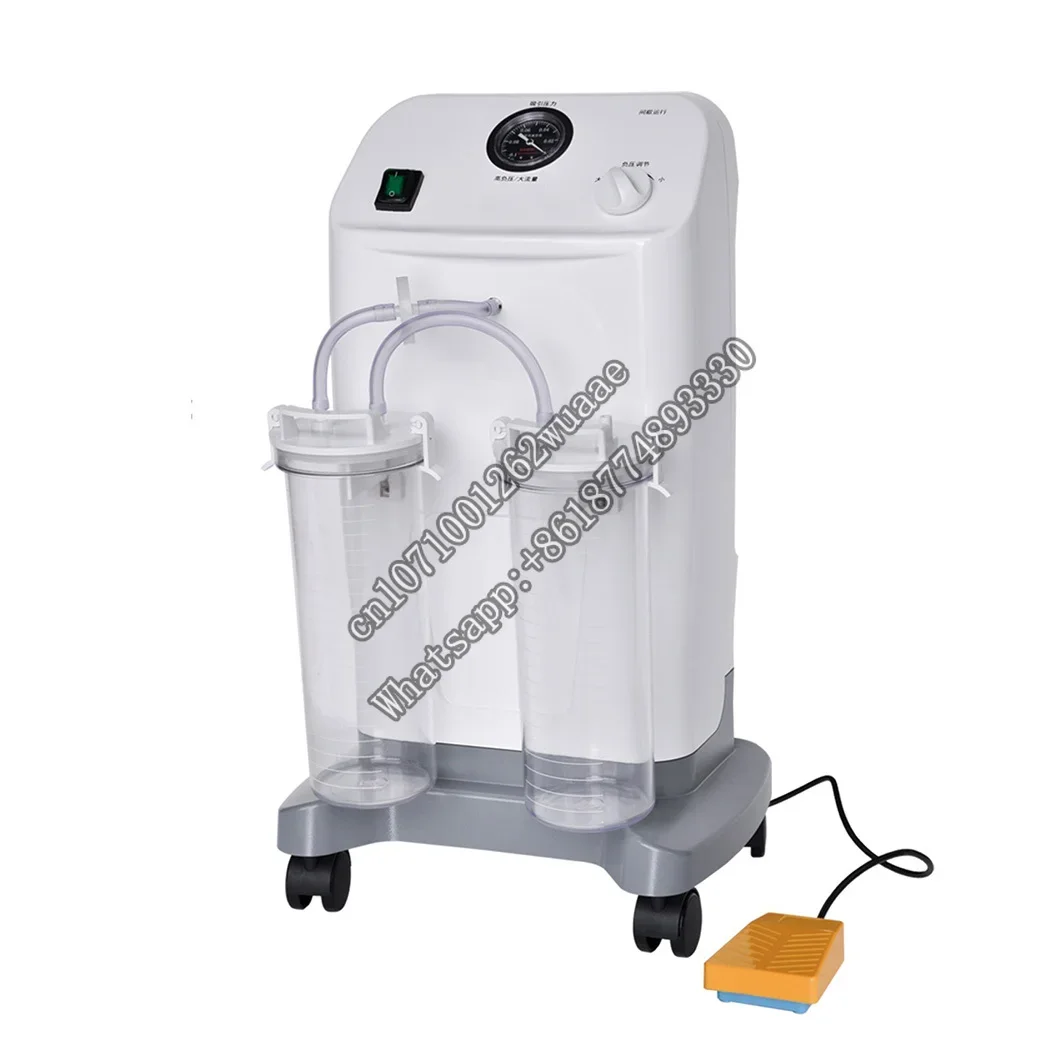 HLE-23N Medical Mobile Aspirator Apparatus Vacuum Electric