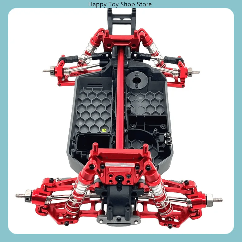 Metalen upgradekit voor kwetsbare onderdelen, compatibel met MJX 1/14 14207 14208 RC auto-onderdelen