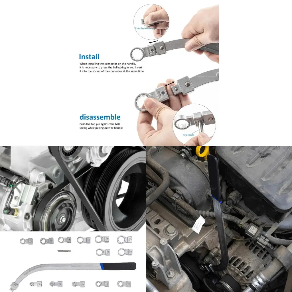 

Профессиональный комплект инструментов для регулировки ремня ГРМ в двигателе с адаптером Heavy Duty
