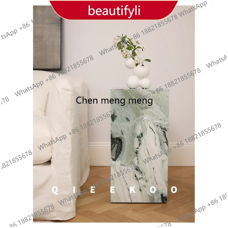 

Напольный декоративный столик M46 из натурального квадратного холодного нефритового мрамора для гостиной в современном стиле