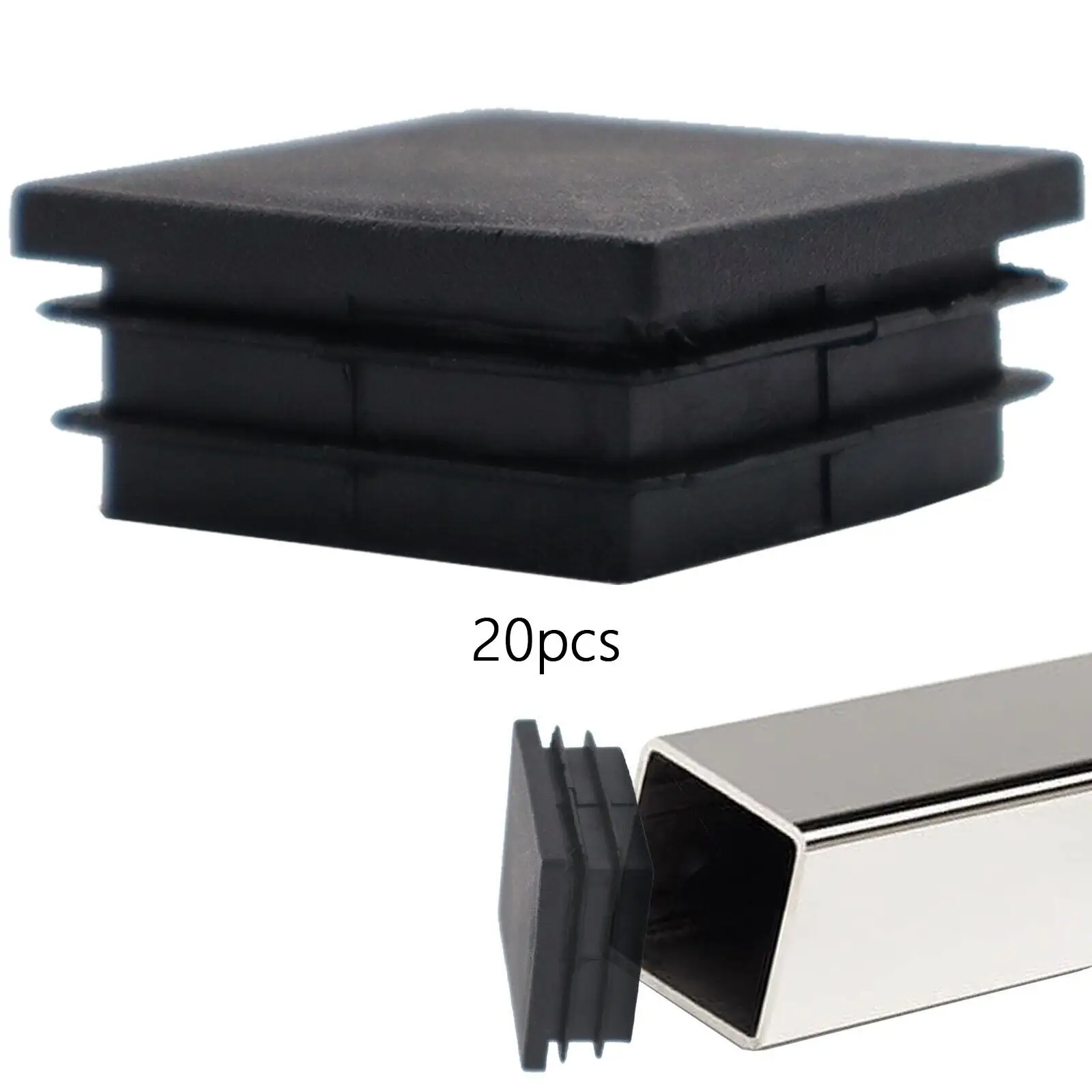 20 Pieces Chair Glide Insert End Cap Anti Scratch Tubing Post End Cap Furniture