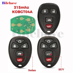 Jingyuqin 4/5 pulsanti 315Mhz KOBGT04A chiave per auto a distanza per Chevrolet HHR Uplander Pontiac Montana SV6 Saturn Relay Buick Terraza