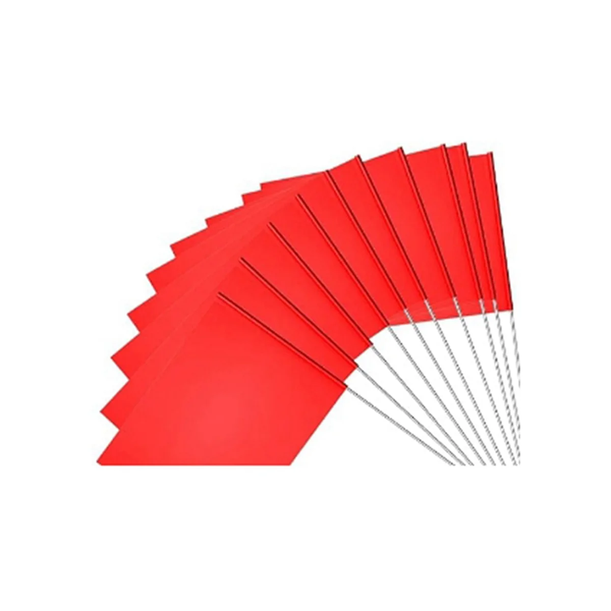 20pcs Red Marking Flags for Lawn, Lawn Marking Landscape Flags, Yard Watering Flags, Non-Stick Irrigation Flags