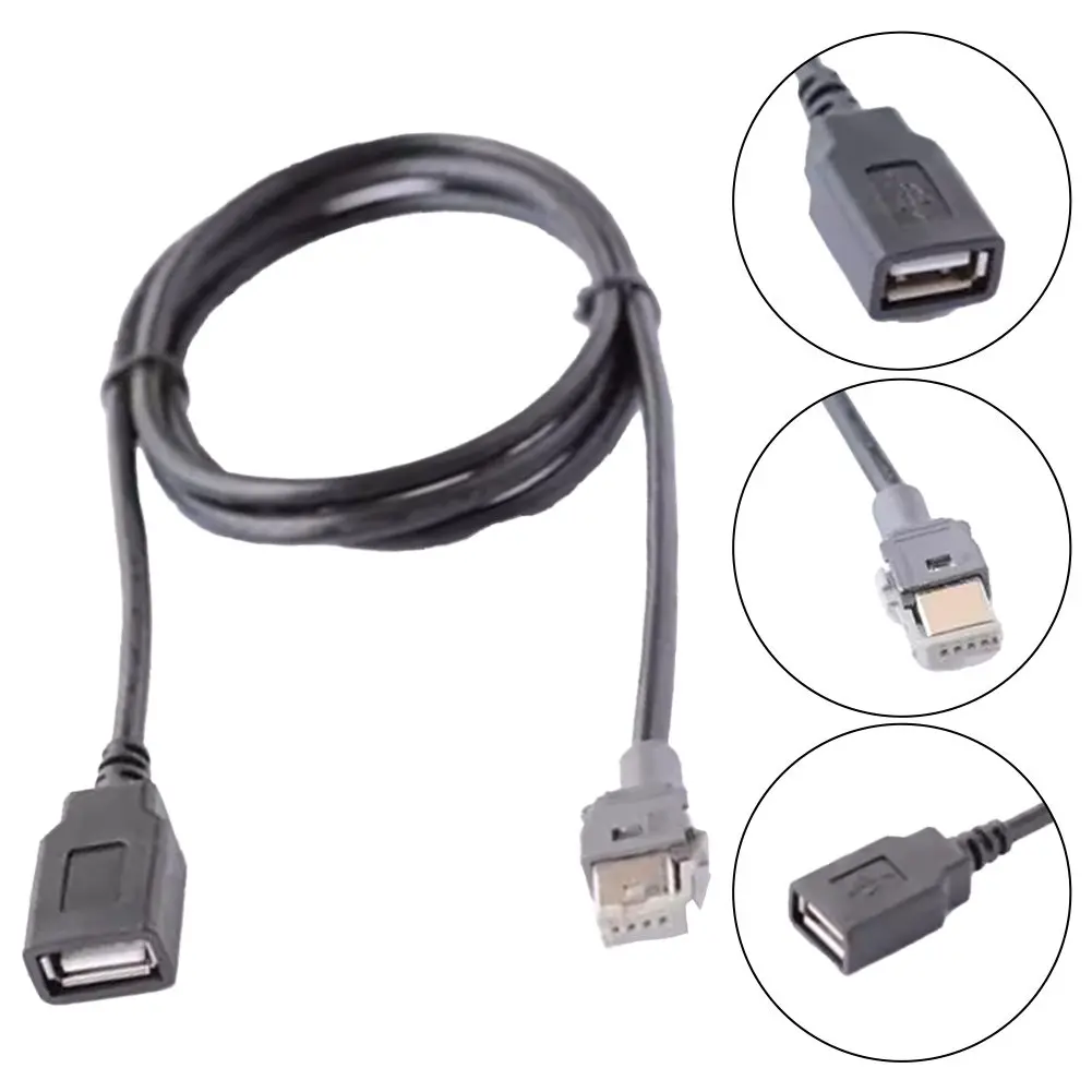 Car Aux Audio Input Media Data Wire To USB Adapter Conector For Hyundai For Kia