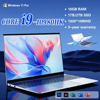 2025 nuevo ordenador portátil ultrafino de 14,1 pulgadas 16GB RAM 1/2TB SSD Windows 11 Pro Core i9-10980HK Notebook HD juegos ordenador de estudio de oficina