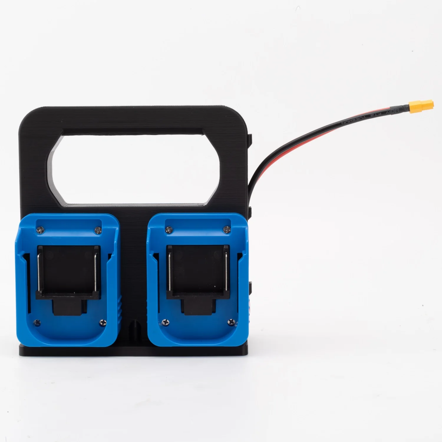 

Battery Holder Battery Expander Basket w/XT60 Adapter port for Makita 18V 4 Slot Battery Caddy Carrying Case