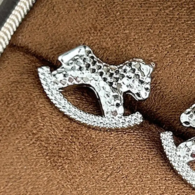 Horse Earrings For Women Trendy And Comfortable Alloy Jewelry Suitable For Various Outfits C71A