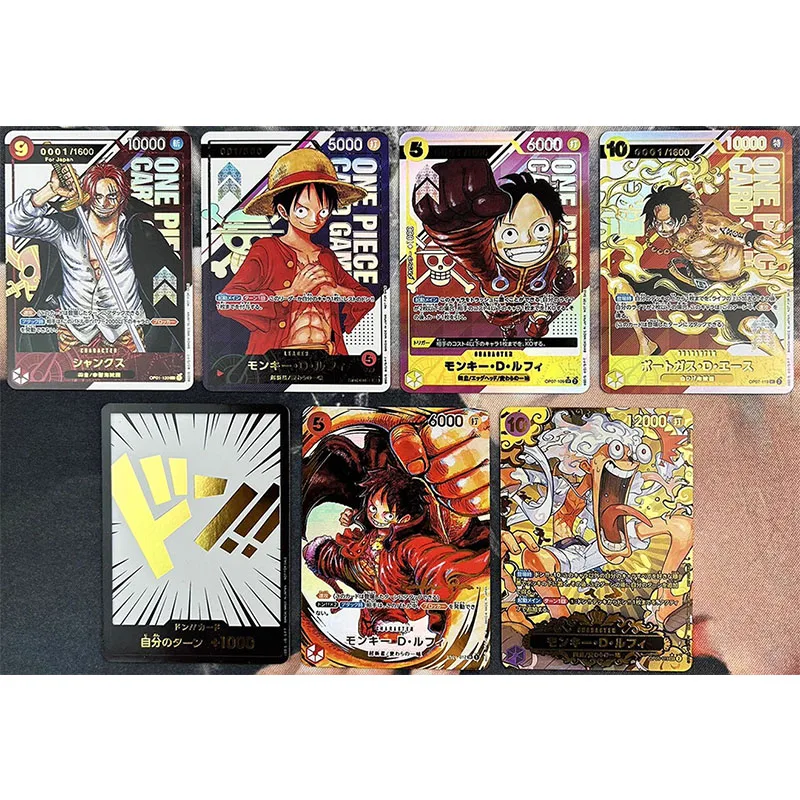 One Piece Games for Boys Toys Table Games Birthday Gifts DIY Anime Nakahara Sumi NicoRobin Kamado Nezuko Rin Premium Flash Card