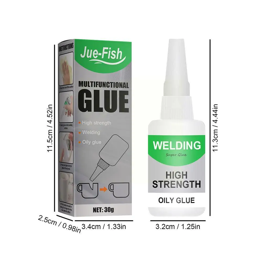 Welding High Strength Oily Glue Uniglue Universal Super Ceramics Glue Metal Adhesive Soldering Plastic Strong Wood Agent Gl H0X2