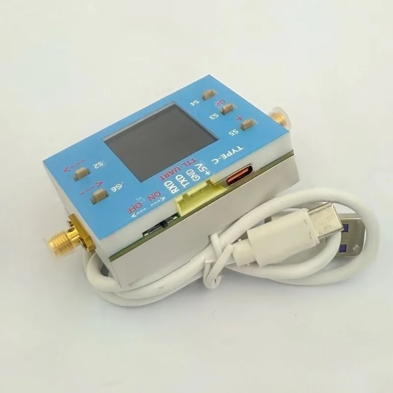 10M-6G High Precision 0.1dB Digital Programmable RF Attenuator 30dB TFT Display with Communication Support Step Attenuator Lab