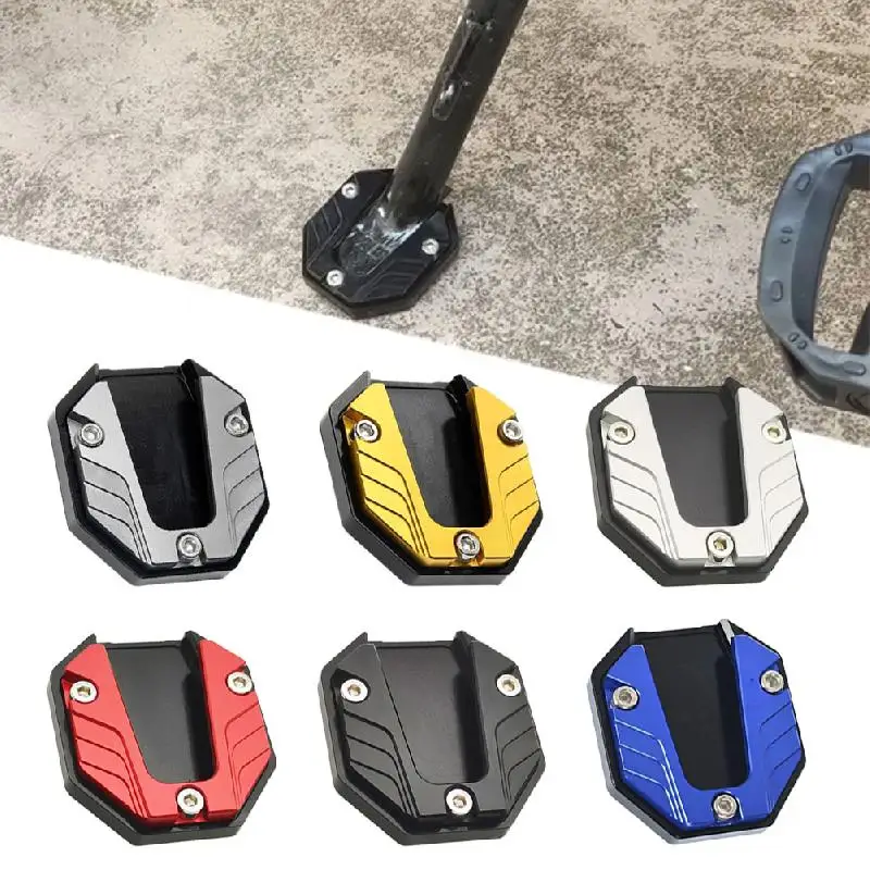 

Bicycle Kickstand Extender Motorcycle Anti-Slip Bracket Scooter Extension Foot Pad Support Plate Motorbike Accessories