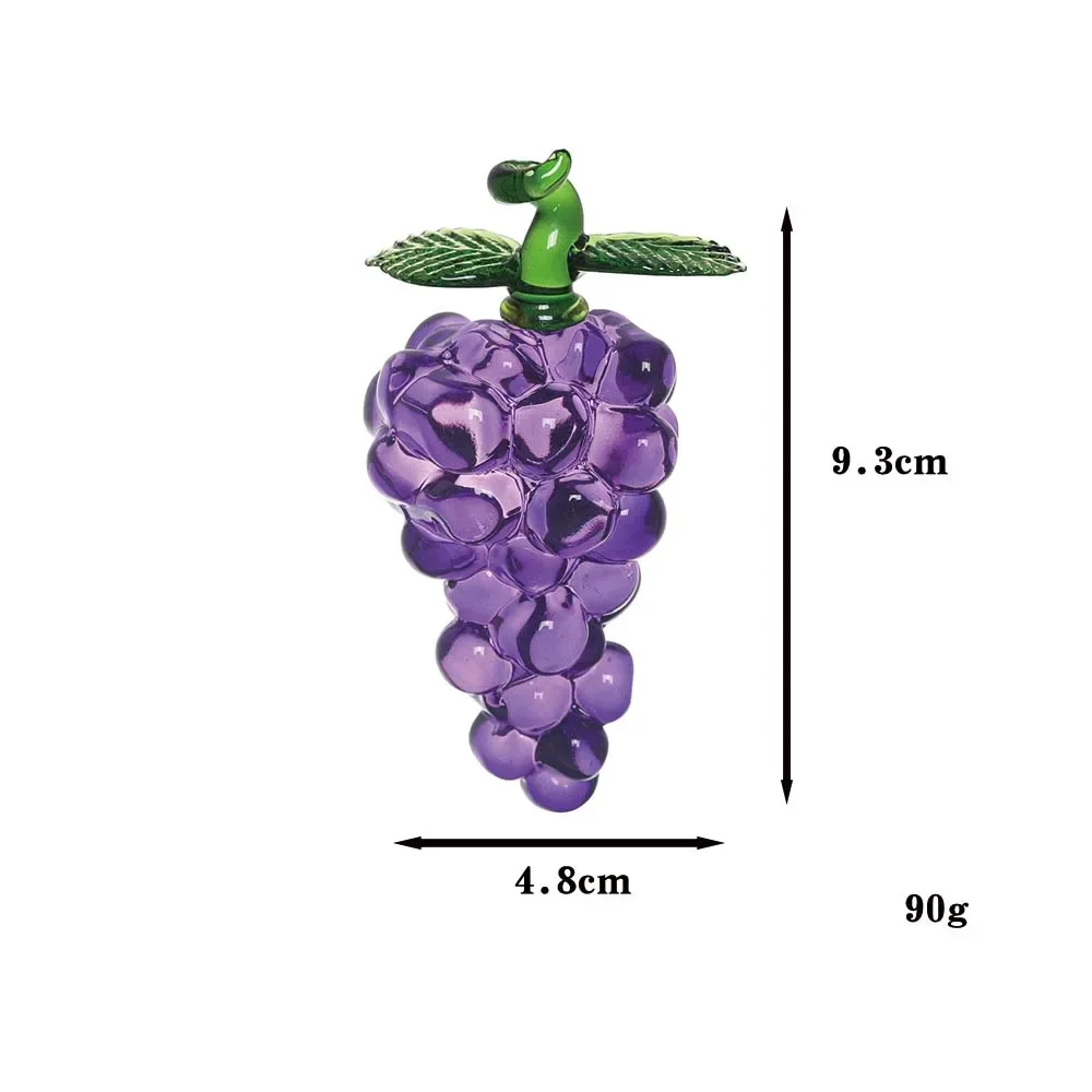 Crystal fruit Paperweight with Diamond Natural Stone Glass Crafts Souvenir Home Decor Table Ornament Fruit Figurines Gift view 6