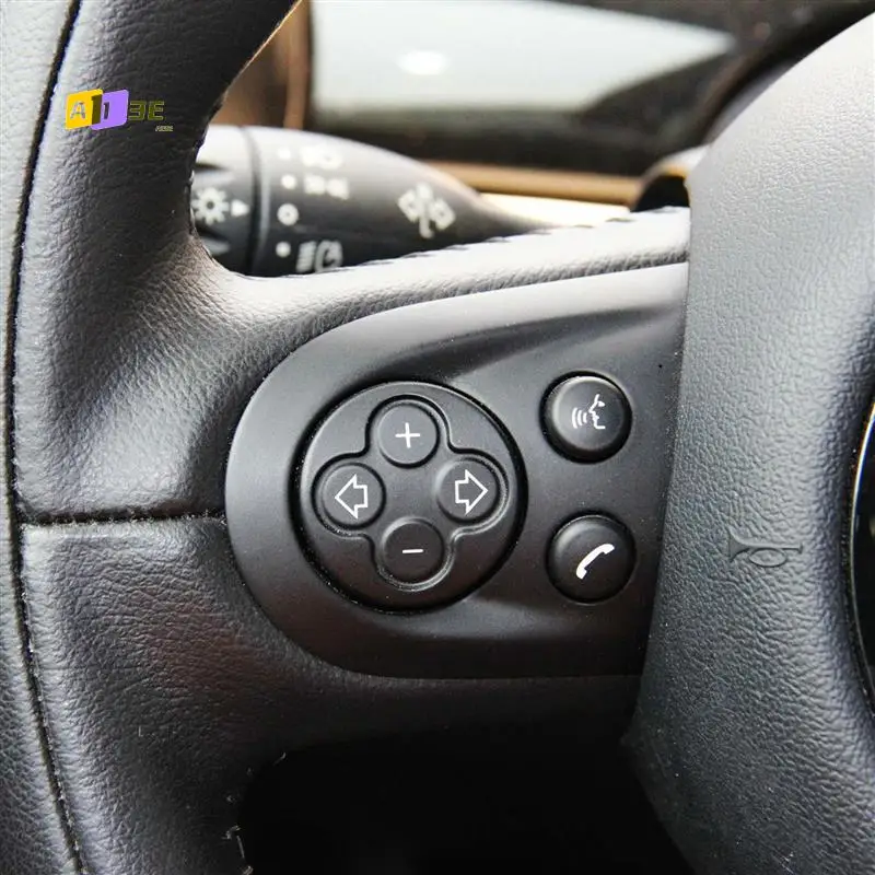 

A03E-For BMW MINI Cooper R55 R56 R57 R58 R59 R60 R61 Multifunction Audio Cruise Car Steering Wheel Control Switch Trim Cover