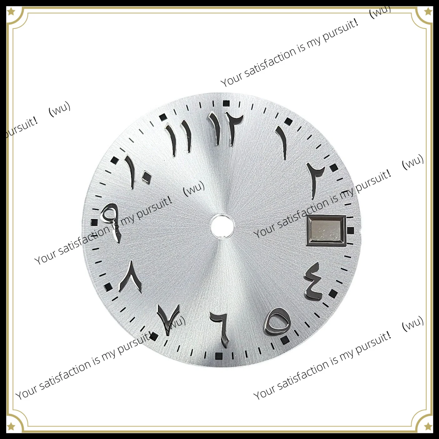 ZOCI-New watch accessories literal 28.5MM Arabic digital dial, suitable for Japanese NH70/35/36 movement