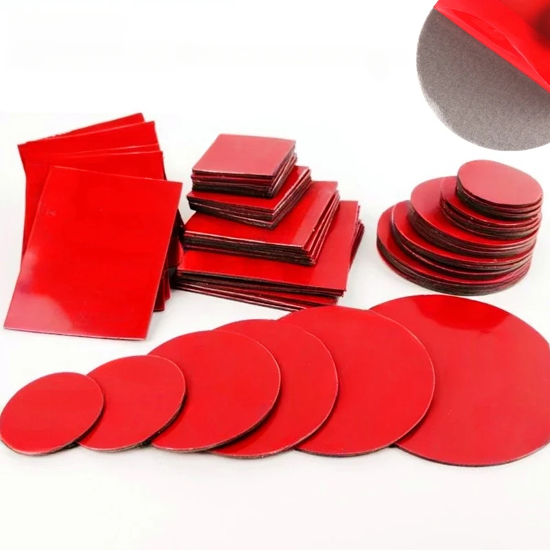 

Various sizes 10pcs/lot Grey Round 5608 Acrylic Foam Double Sided Adhesive Tape Two Sides Sticky thickness 0.8mm