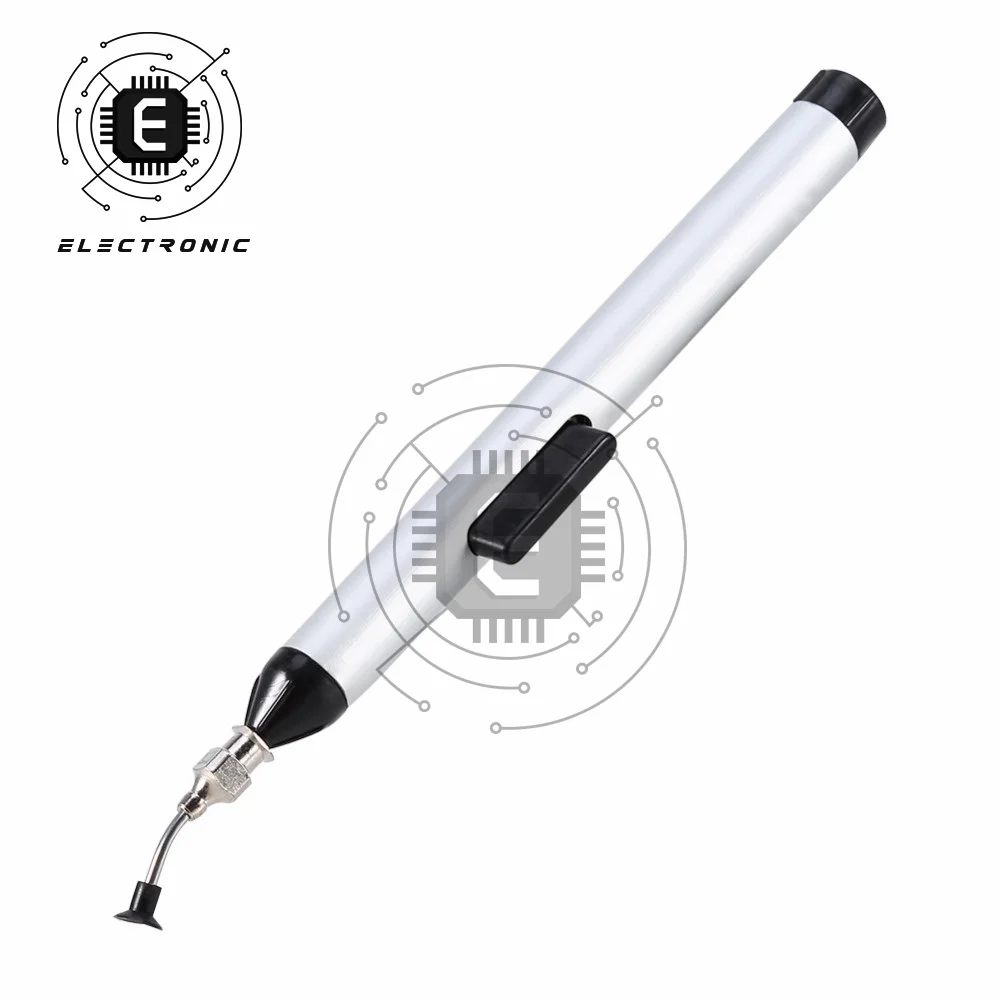 IC SMD Vacuum Sucking Suction Pen Remover Sucker Pump IC SMD Tweezer Pick Up Tool Solder Desoldering with 3 Suction Head