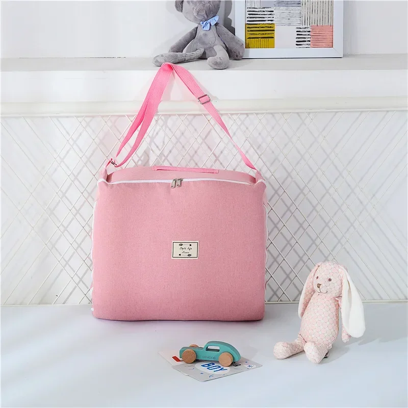 Portable Mother\'s Cradle Isolation Single Shoulder Mommy Bag Styling Pillow Bag Bed Middle Bed