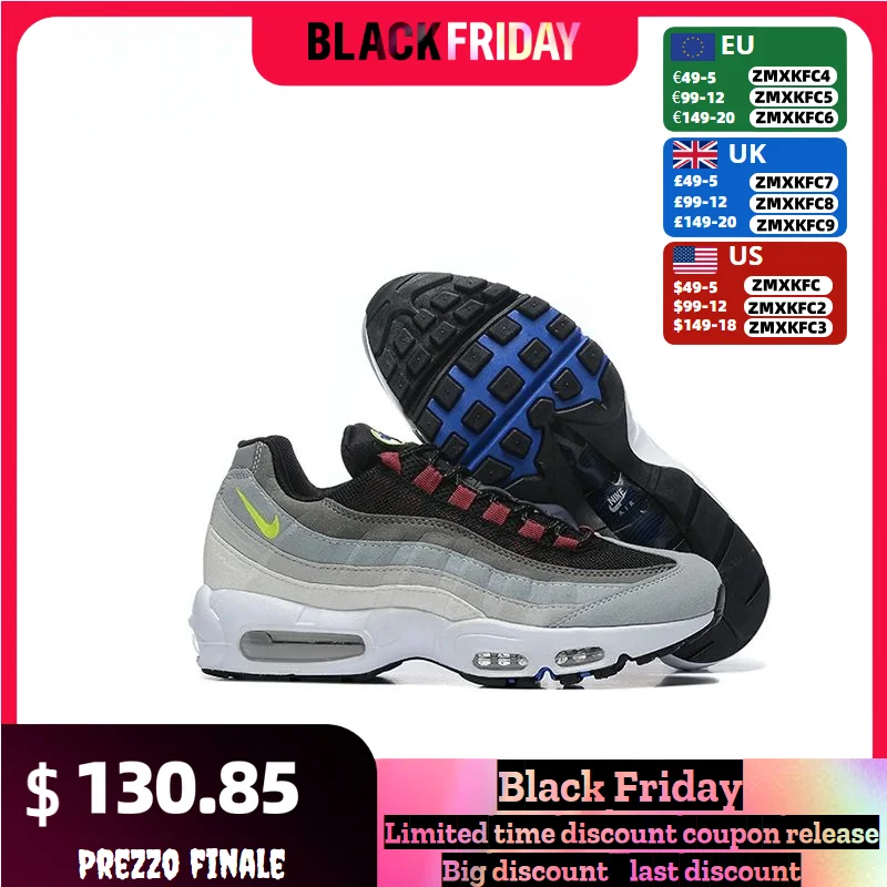 Nike Air Max 95 Greedy 4.0  Air Cushion Durable Running Non-slip Comfortable Shoes For Men&Women Unisex Sneaker Casual