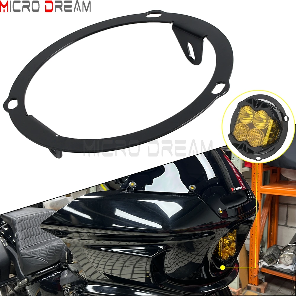 

For Harley Softail M8 Low Rider ST 117 FXLRST FXRST 2022-2025 Moto Headlamp Bracket LP4 Lighting Bracket System Headlight Mounts