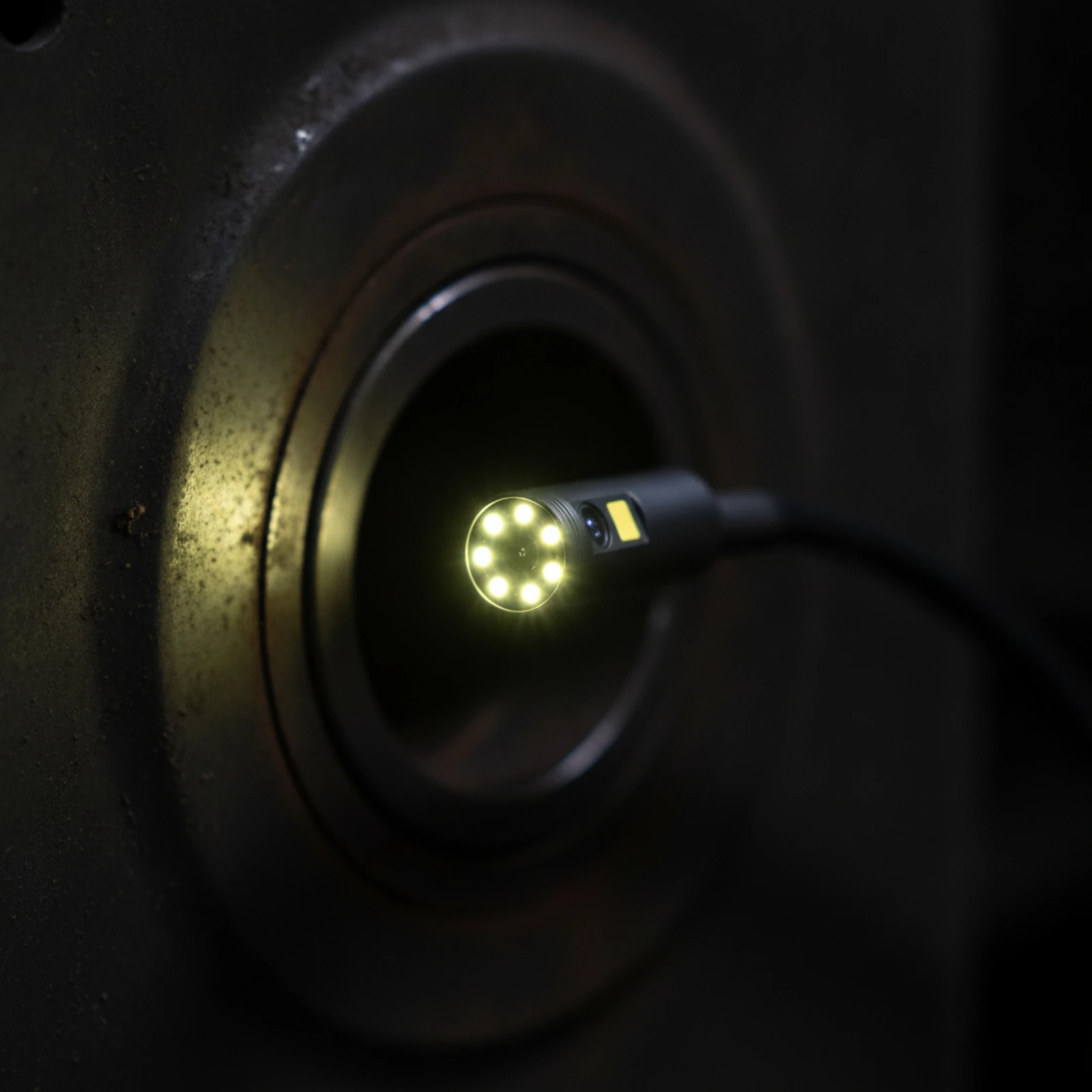 Endoscope Inspection Camera - デュアルレンズ付き検査カメラ、充電式工業用ボアスコープ（スクリーン付き）、配管工向けデジタル工業用内視鏡
