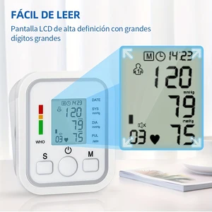 Portable Arm Digital Blood Pressure Monitor, LCD Tonometer, Sfigmomanometer, High Precision Measurement Tool 12 Main Sales Digital Pressure Meter - №2
