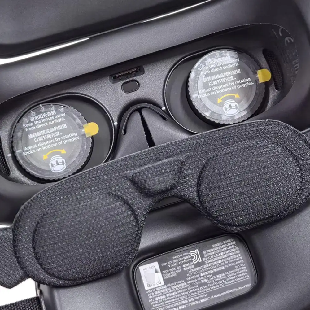 Cubierta de lente para gafas DJI AVATA 2, 3 almohadillas para los ojos, cubierta facial de espuma, esponja para gafas, tapa de lente a prueba de polvo, cojín, almohadilla para sombreado