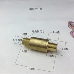 Copper Wall Lamp Universal Joint Shaking Copper Steering Head Table Wall Lamp Accessories Copper 350 Degree Universal Joint