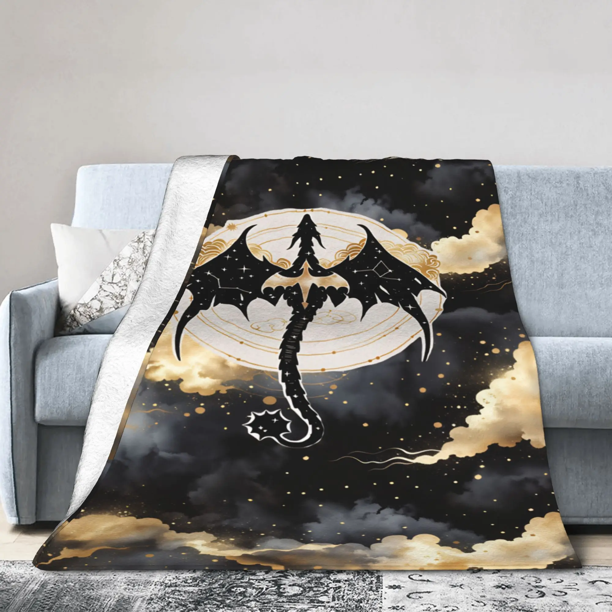 fourth wing  Blanket Quality Super Warm  Throw Blanket Winter Girls Boys Bedroom Novelty Bedspread