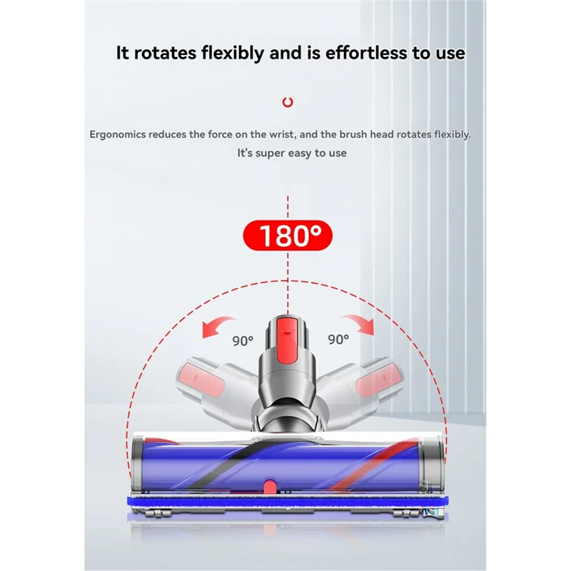 

B59B-LED Пылезащитные зеленые огни, электрическая насадка для щетки для пола, замена для пылесоса Dyson V7 V8 V10 V11 V15
