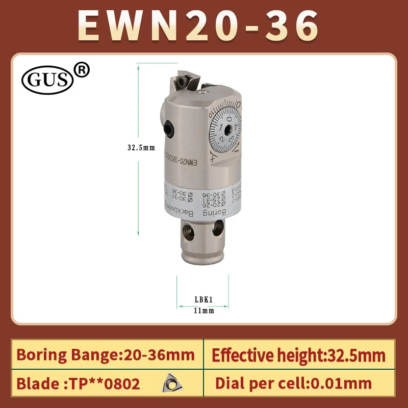 CBH EWN Precision EWN20 EWN25 EWN32 EWN41 EWN68 EWN150 portautensili di alesatura regolabile foro CKB LBK1 2 3 4 5 6 LBK